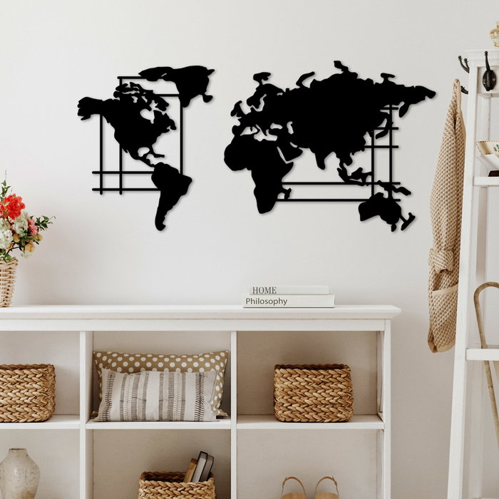 Wallity World Map - L Negro